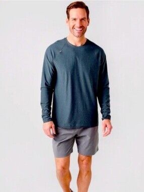 Rhone Reign Long Sleeve in Epsom Heather
